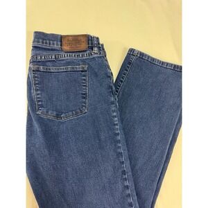 Lauren Ralph Lauren Womens 10 Blue Straight Leg Denim